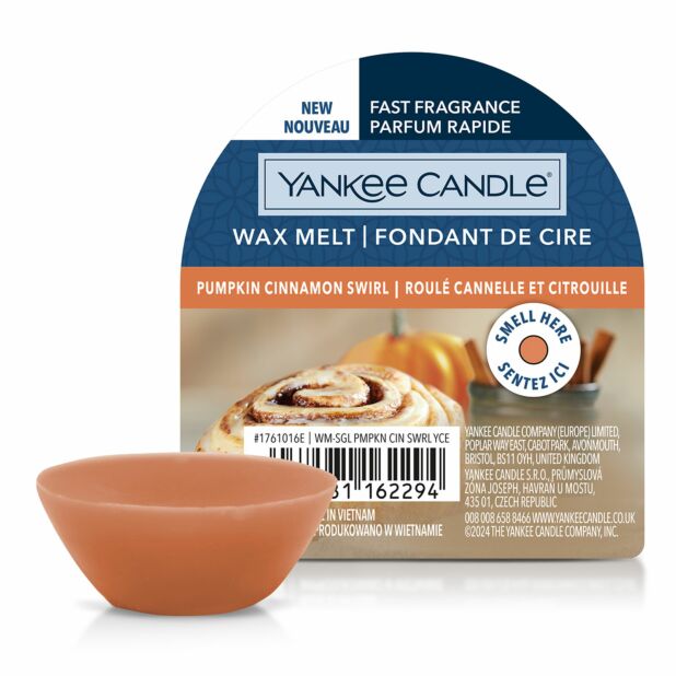 Yankee Candle Pumpkin Cinnamon Swirl Wax Melt