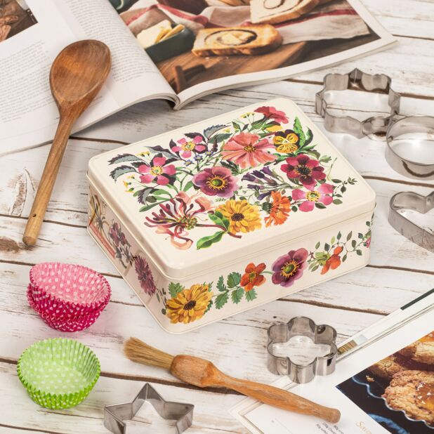 Emma Bridgewater Garden Flowers Deep Rectangular Tin