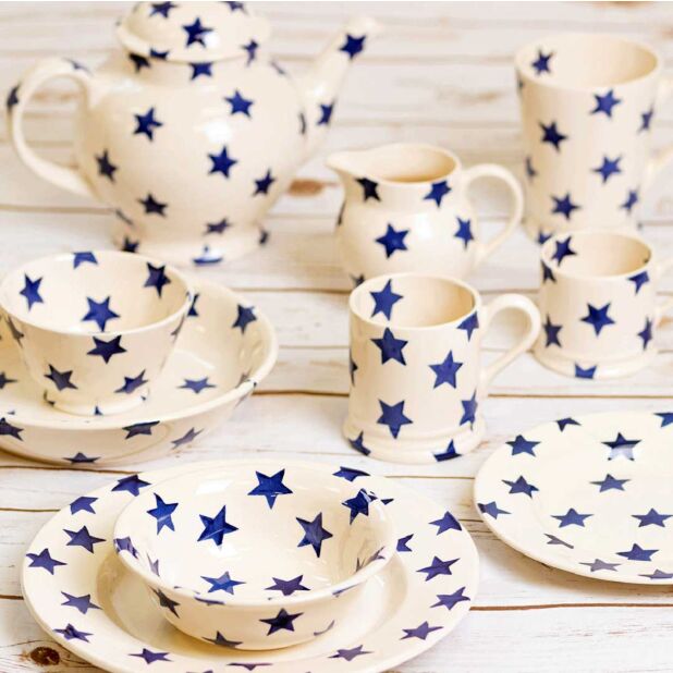 Emma Bridgewater Blue Star Half Pint Mug