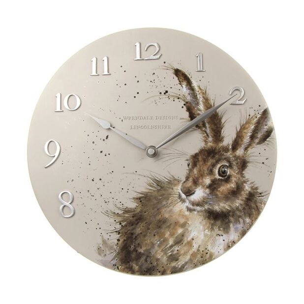 Wrendale Designs Hare Wall Clock